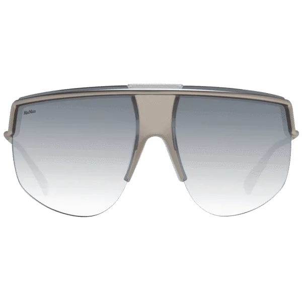 Max Mara Sonnenbrille MM0050 7032C – Frontansicht mit Metall Rahmen und Grau Gläsern