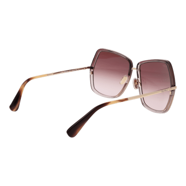 Rückansicht der Max Mara Sonnenbrille MM0054 6128F – Metall Rahmen