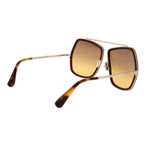 Rückansicht der Max Mara Sonnenbrille MM0060 6448F – Metall Rahmen