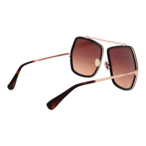 Rückansicht der Max Mara Sonnenbrille MM0060 6450F – Metall Rahmen