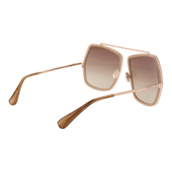 Rückansicht der Max Mara Sonnenbrille MM0060 6460F – Metall Rahmen