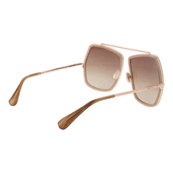Rückansicht der Max Mara Sonnenbrille MM0060 6460F – Metall Rahmen