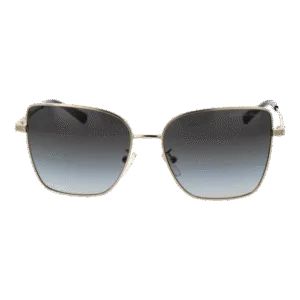 Michael Kors Sonnenbrille 0MK1108 5710148G – Frontansicht mit Metall Rahmen und Grau Gläsern