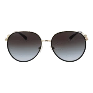 Michael Kors Sonnenbrille 0MK1128J 5810148G – Frontansicht mit Metall Rahmen und Grau Gläsern