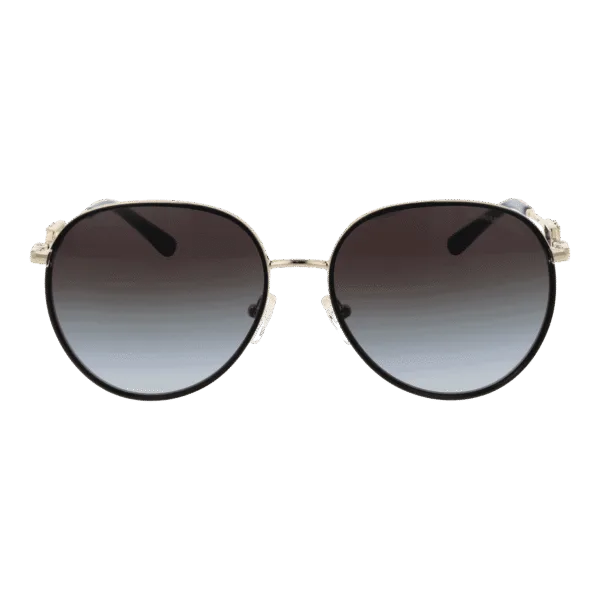 Michael Kors Sonnenbrille 0MK1128J 5810148G – Frontansicht mit Metall Rahmen und Grau Gläsern