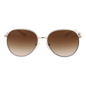 Michael Kors Sonnenbrille 0MK1128J 58123313 – Frontansicht mit Metall & Kunststoff Rahmen und Gold Gläsern