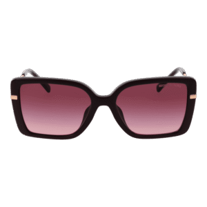 Michael Kors Sonnenbrille 0MK2174U 5533448H – Frontansicht mit Kunststoff Rahmen und Pink Gläsern