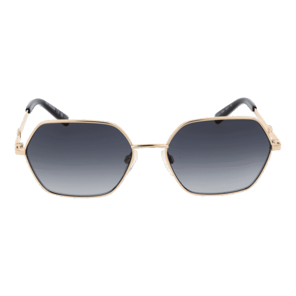Moschino Love Sonnenbrille MOL084/S 560009O – Frontansicht mit Metall Rahmen und Grau Gläsern
