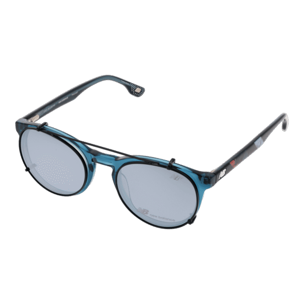 New Balance Brille NB404103 50 – 45° Seitenansicht New Balance )} Brille NB404103 50 in Blau