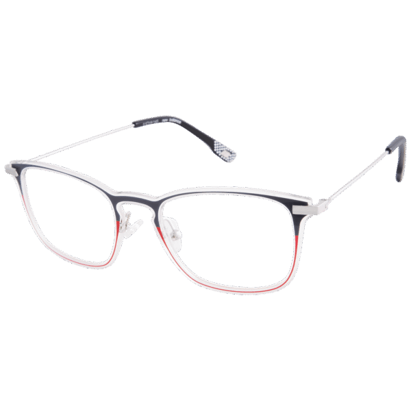 New Balance Brille NB408706 51 – 45° Seitenansicht New Balance )} Brille NB408706 51 in Grau