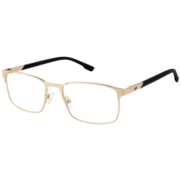 New Balance Brille NB415702 53 – 45° Seitenansicht New Balance )} Brille NB415702 53 in Gold