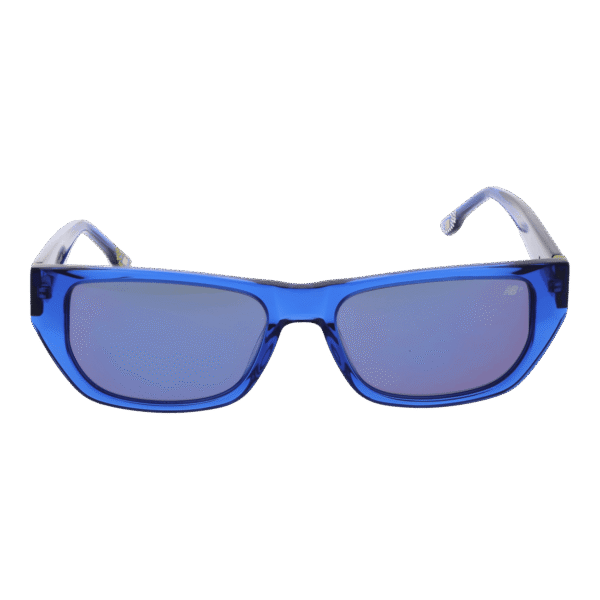 New Balance Sonnenbrille NB6067 47C02 – Frontansicht mit Kunststoff Rahmen und Grau Gläsern