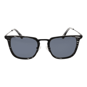 New Balance Sonnenbrille NB6072 52C01 – Frontansicht mit Metall Rahmen und Grau Gläsern