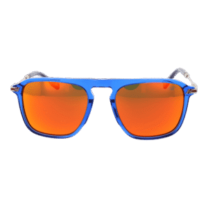 New Balance Sonnenbrille NB6074 53C04 – Frontansicht mit Kunststoff Rahmen und Orange Gläsern