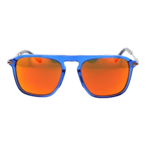 New Balance Sonnenbrille NB6074 53C04 – Frontansicht mit Kunststoff Rahmen und Orange Gläsern