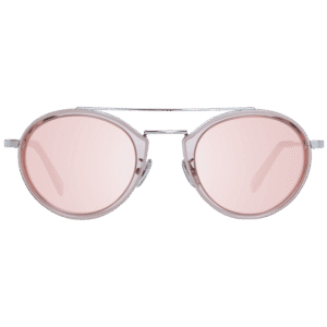 Omega Sonnenbrille OM0021-H 5272U – Frontansicht mit Metall Rahmen und Burgunder Gläsern