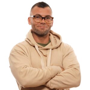 Rückansicht/Bügel der Omega Brille OM5004-H 52056