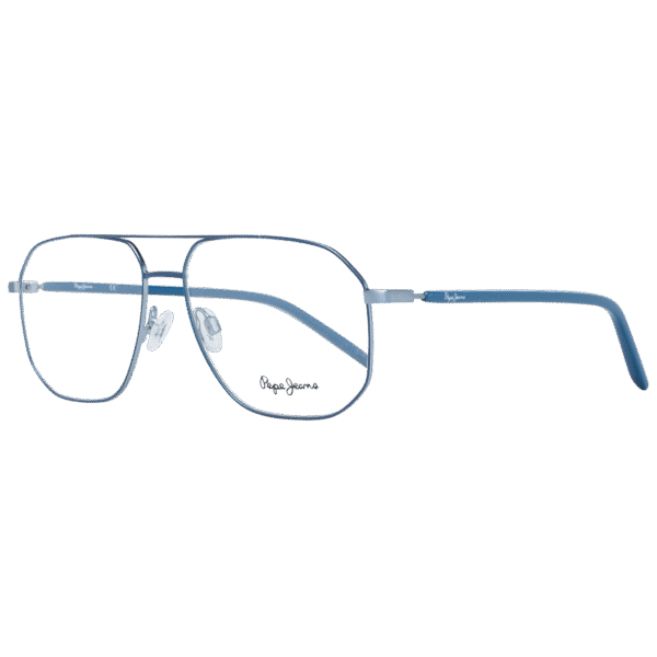 Pepe Jeans Brille PJ1294 55C3 – 45° Seitenansicht Pepe Jeans )} Brille PJ1294 55C3 in Blau