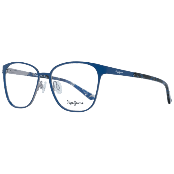 Pepe Jeans Brille PJ1296 52C4 – 45° Seitenansicht Pepe Jeans )} Brille PJ1296 52C4 in Blau