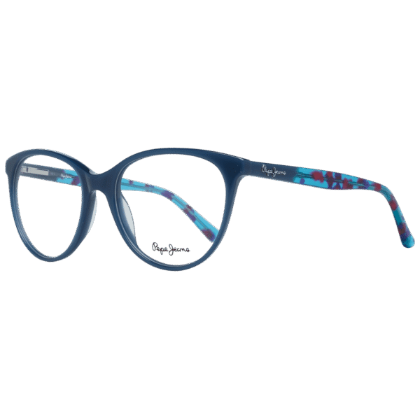 Pepe Jeans Brille PJ3336 53C2 – 45° Seitenansicht Pepe Jeans )} Brille PJ3336 53C2 in Blau