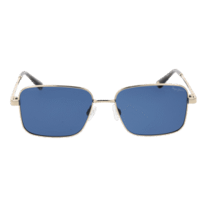 Pepe Jeans Sonnenbrille PJ5211 54456P – Frontansicht mit Metall Rahmen und Blau Gläsern