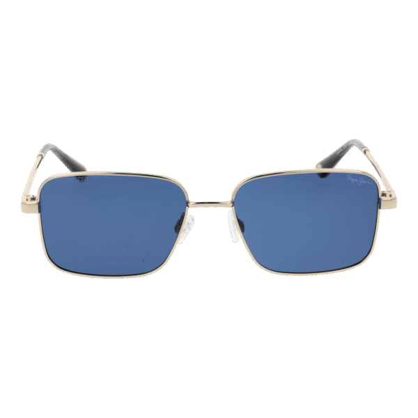 Pepe Jeans Sonnenbrille PJ5211 54456P – Frontansicht mit Metall Rahmen und Blau Gläsern