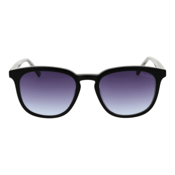 Pepe Jeans Sonnenbrille PJ7434 52009 – Frontansicht mit Azetat Rahmen und Grau Gläsern