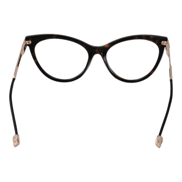 Frontansicht der Philipp Plein Brille VPP037S 540722 – Rahmen Zellulose Azetat