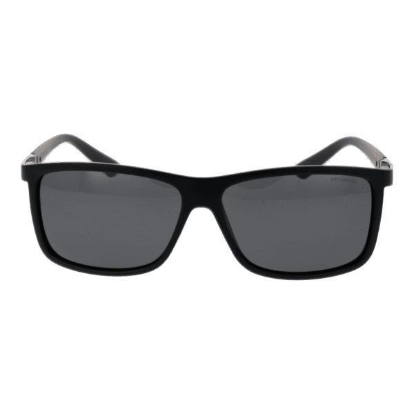Polaroid Sonnenbrille P8346 59KIHY2 – Frontansicht mit Kunststoff Rahmen und Grau Gläsern