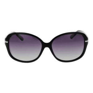 Polaroid Sonnenbrille P8419 58KIHIX – Frontansicht mit Kunststoff Rahmen und Lila Gläsern