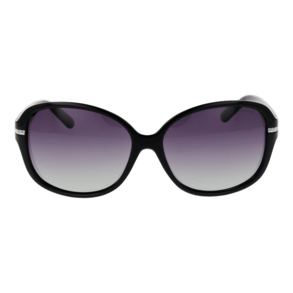 Polaroid Sonnenbrille P8419 58KIHIX – Frontansicht mit Kunststoff Rahmen und Lila Gläsern