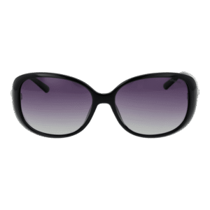 Polaroid Sonnenbrille P8430 58KIHIX – Frontansicht mit Kunststoff Rahmen und Lila Gläsern