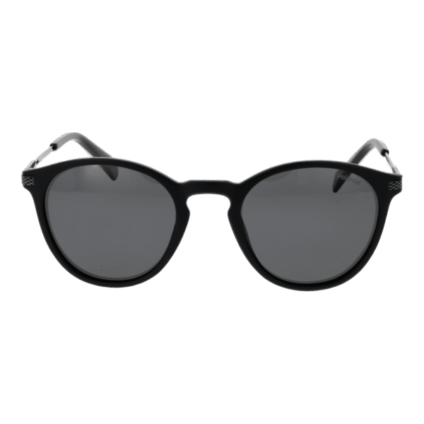 Polaroid Sonnenbrille PLD 2062/S 50003M9 – Frontansicht mit Karbon Rahmen und Grau Gläsern