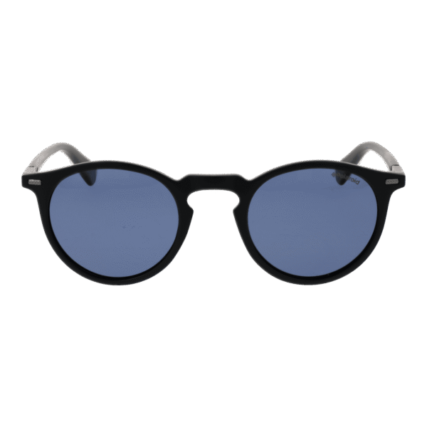 Polaroid Sonnenbrille PLD 2086/S 47003C3 – Frontansicht mit Karbon Rahmen und Blau Gläsern