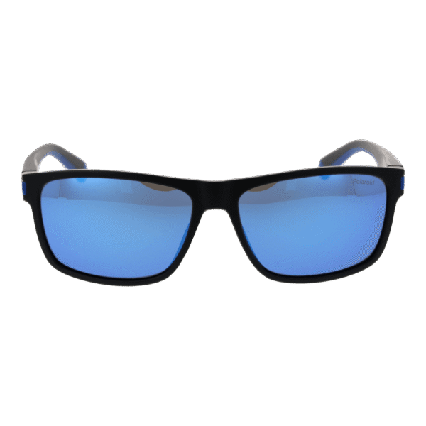 Polaroid Sonnenbrille PLD 2121/S 580VK5X – Frontansicht mit Polycarbonat Rahmen und Grau Gläsern