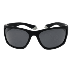 Polaroid Sonnenbrille PLD 2135/S 6408AM9 – Frontansicht mit Gummi Rahmen und Grau Gläsern