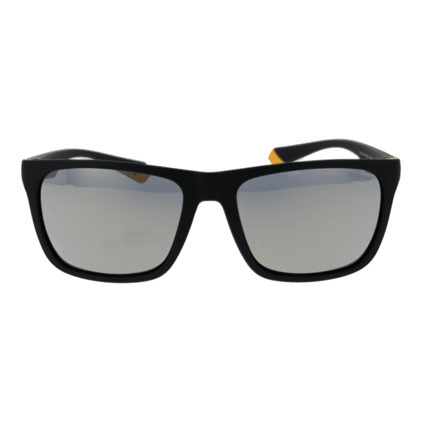 Polaroid Sonnenbrille PLD 2141/S 56PGCLM – Frontansicht mit Kunststoff Rahmen und Grau Gläsern