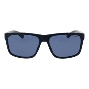 Polaroid Sonnenbrille PLD 2149/S 57PJPC3 – Frontansicht mit Polycarbonat Rahmen und Blau Gläsern