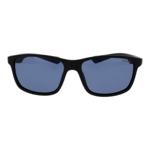 Polaroid Sonnenbrille PLD 2153/S 580VKC3 – Frontansicht mit Gummi Rahmen und Blau Gläsern