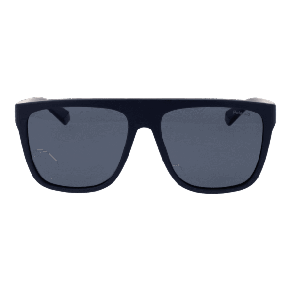 Polaroid Sonnenbrille PLD 2162/S 56FLLC3 – Frontansicht mit Polycarbonat Rahmen und Blau Gläsern