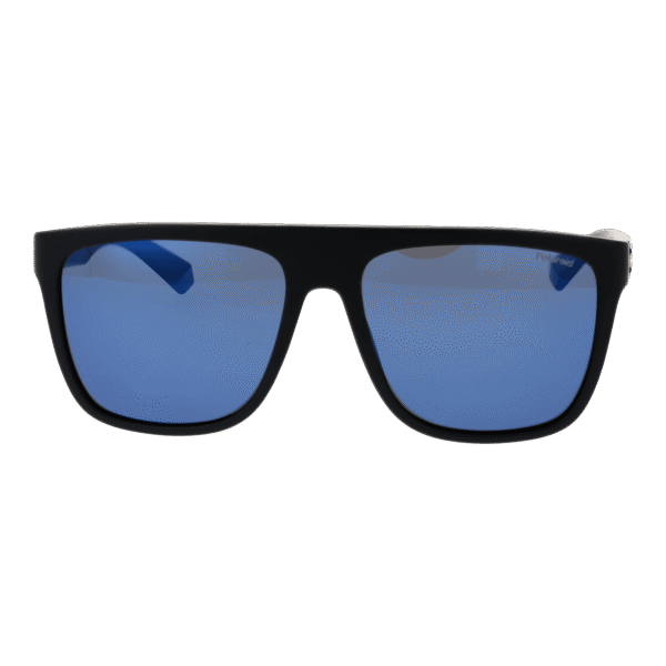 Polaroid Sonnenbrille PLD 2162/S 580VK5X – Frontansicht mit Polycarbonat Rahmen und Blau Gläsern