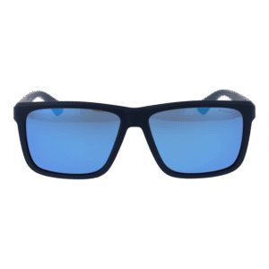 Polaroid Sonnenbrille PLD 2164/S 58FLL5X – Frontansicht mit Polycarbonat Rahmen und Grau Gläsern