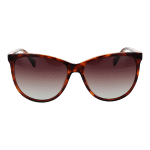 Polaroid Sonnenbrille PLD 4066/S 57086LA – Frontansicht mit Polycarbonat Rahmen und Braun Gläsern