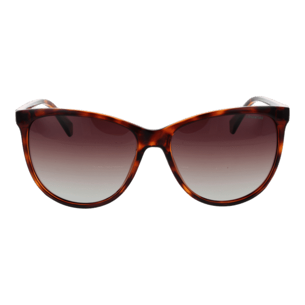 Polaroid Sonnenbrille PLD 4066/S 57086LA – Frontansicht mit Polycarbonat Rahmen und Braun Gläsern