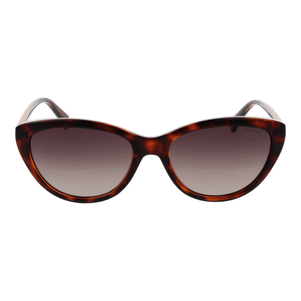 Polaroid Sonnenbrille PLD 4080/S 55086LA – Frontansicht mit Polycarbonat Rahmen und Braun Gläsern