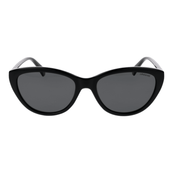 Polaroid Sonnenbrille PLD 4080/S 55807M9 – Frontansicht mit Karbon Rahmen und Grau Gläsern