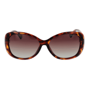 Polaroid Sonnenbrille PLD 4097/S 57086LA – Frontansicht mit Kunststoff Rahmen und Braun Gläsern
