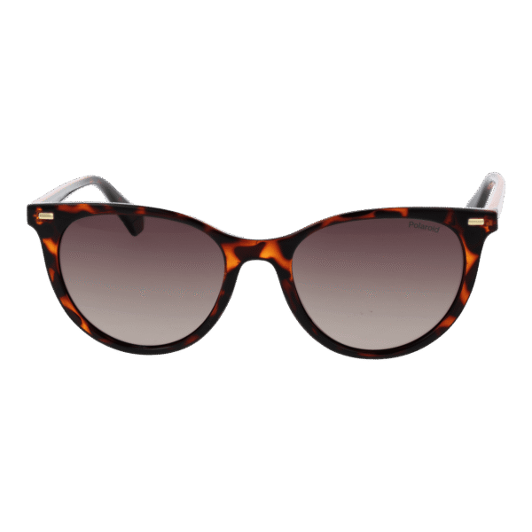 Polaroid Sonnenbrille PLD 4107/S 52086LA – Frontansicht mit Kunststoff Rahmen und Braun Gläsern