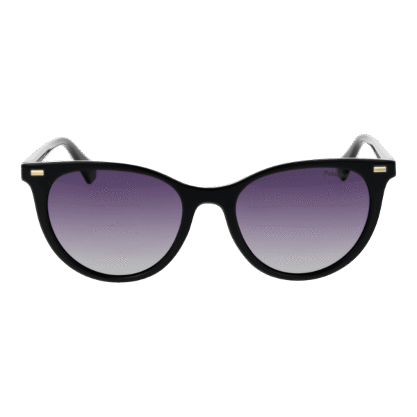Polaroid Sonnenbrille PLD 4107/S 52807WJ – Frontansicht mit Polyamid Rahmen und Lila Gläsern