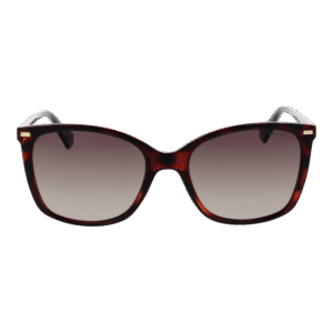 Polaroid Sonnenbrille PLD 4108/S 55086LA – Frontansicht mit Kunststoff Rahmen und Braun Gläsern